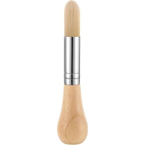 Lot de 4 Pinceaux Géants pour Tout-Petits – Manche Rond en Bois Facile à Prendre en Main pour Enfants, Pinceau pour Peinture, Manche Court de 12 Cm, Ensemble de Pinceaux pour Petites Mains, (1/5)