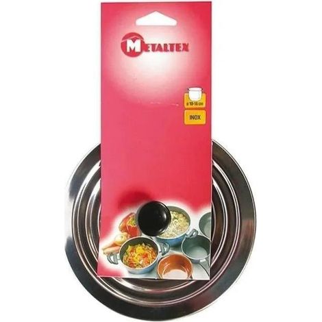 Metaltex Coperchio cucina in acciaio inox 14-21 cm