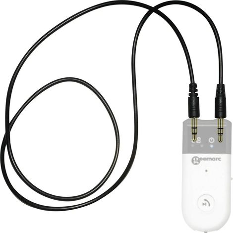 [NEUWERTIG] B-Ware Geemarc Freisprecheinrichtung Bluetooth Headset I Bt10 Funkgerät Halskette Weiß