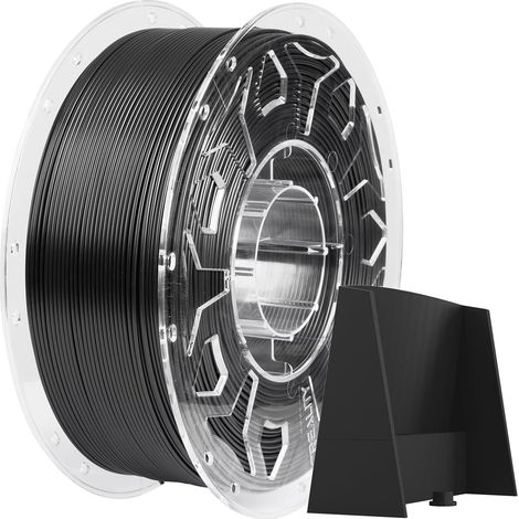 ASA Filament 1,75 mm, 1kg (2,2lb) Bobine pour Imprimante 3D, Résistance aux Hautes Températures pour Imprimer des Pièces Fonctionnelles en Extérieur, Précision Dimensionnelle +/-0,03mm (Noir) (1/5)