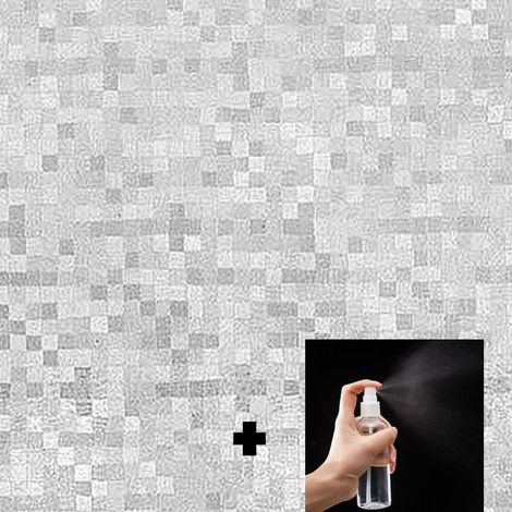 Pellicola Privacy Pixelata per Finestre Vetri Autoadesive Anti-UV Controllo Calore Misura - 90cm x 150cm