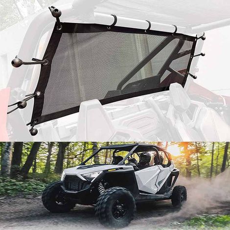 Filet pare-soleil pour UTV, compatible avec les modèles Polaris RZR PRO XP 2020, 2021 et 2022, filet pare-soleil pour lunette arrière (1/5)