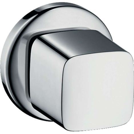 Hansgrohe – Robinet d'arrêt encastré mitigeur de douche – Finition chromée – Raccord DN 15/20 – Inclus poignée et rosace – 31677000