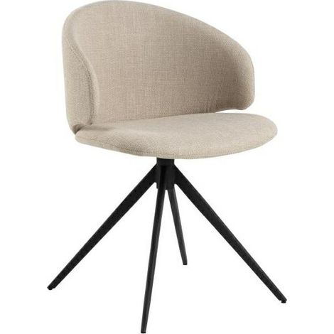 Sedia Ella BEIGE  NERO (1/5)