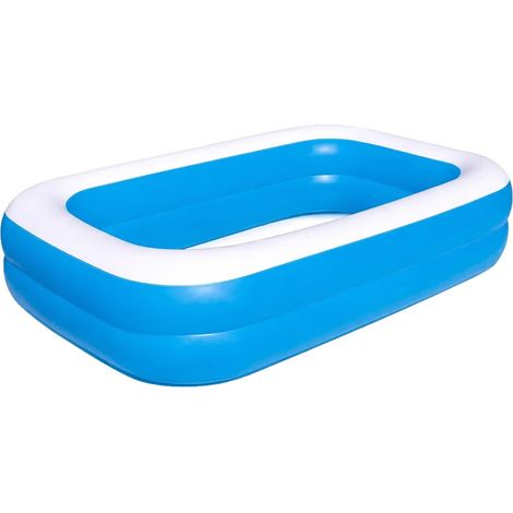 Piscina gonfiabile, materiale resistente, facile da gonfiare, blu (1/2)
