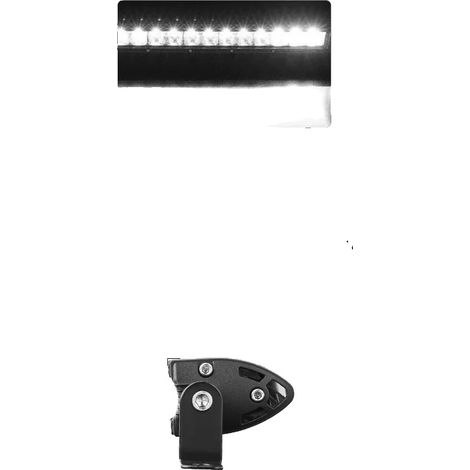 Barre lumineuse LED Slim, rangée unique, tension de fonctionnement 10-30V, étanche IP68 (1/2)