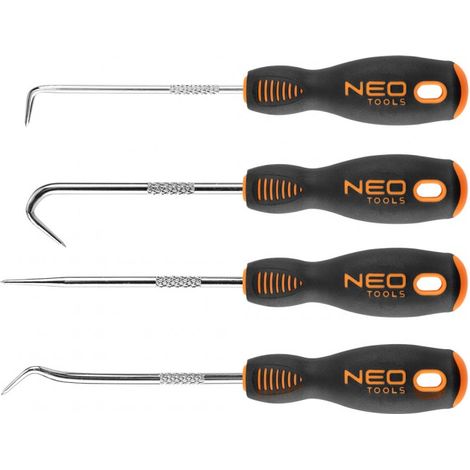 NEO Hakenset mit Griff 150 mm 4-teilig TPR 04-231 (1/5)