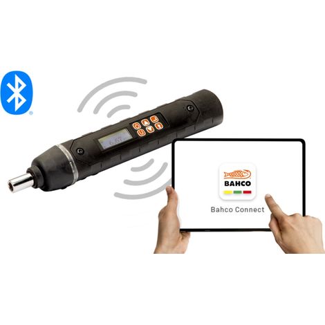 Bahco 1/4 Elektronischer Drehmoment- & Drehwinkelschraubendreher mit Bluetooth Schnittstelle, 0.45 - 9 Nm (1/5)