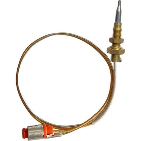 1 Aiguille thermocouple, 35 cm, tête de précision, cuivre, pour cuisinière à gaz (1/5)