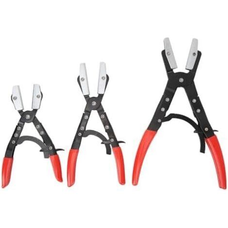 Outil de Pince Pincement Tube Tuyau, 3 Pièces Ensemble Pinces Ligne Collier Serrage Réglable Poignée Antidérapante Tuyau pour - (1/5)