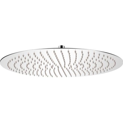 vidaXL Tête de douche plongeante ronde en acier inoxydable 50 cm