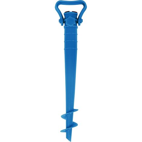 PUNTALE OMBRELLONE PLASTICA BLU