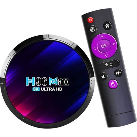 H96 MAX RK3528 4GB/64GB Android 13 Negro – Android TV (1/5)