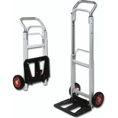 Carrello manuale in alluminio con portata di 90 kg