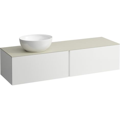 LAUFEN Il Bagno Alessi Élément à tiroirs, 1 trou pour robinet,