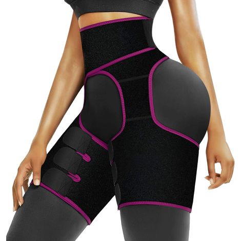 Ceinture De Sudation - Soutien Lombaire Et Fessier En Néoprène - Pour Entraînement Et Activité Quotidienne - Taille Unique (1/5)