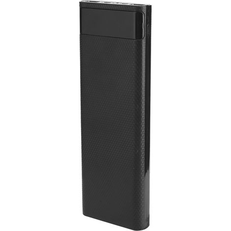 Boîtier pour 10 batteries 18650, source d'alimentation portable, sans soudure, kit de montage DIY, accessoire noir (1/5)