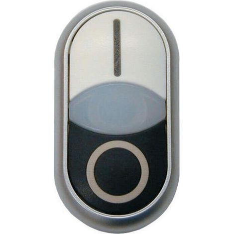 M22-DDL-WS-X1/X0 Antrieb, Doppel-Leuchtdrucktaster mit Federrückstellung (1/2)