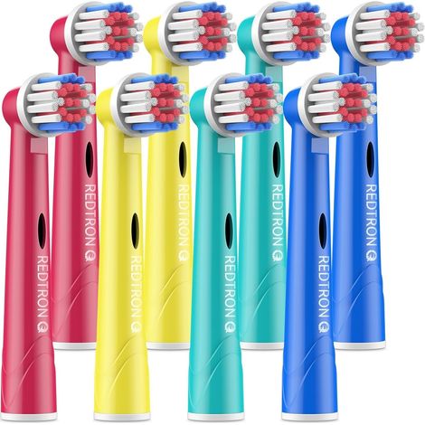 8 Pack Kids Toothbrush Heads, Toothbrush Heads for Deep and Accurate Cleaning, Replacement Heads for Kids Electric Toothbrush (1/5)