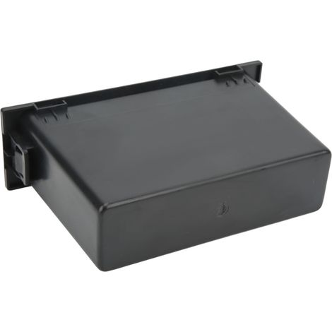Boîte de rangement noire pour autoradio, grand espace de stockage, organiseur intérieur pour tableau de bord, remplacement pour MAZDA (1/5)