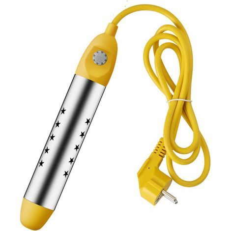 Tige chauffante jaune pour chauffe-eau, 4425cm, 1 pièce, arrêt automatique, tige chauffante anti-brûlure en acier inoxydable, chauffe-eau.