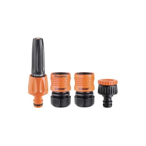 LANCIA DRITTA CON STARTER KIT Ø 1/2 IN BLISTER 8802 - 1 blister CLABER