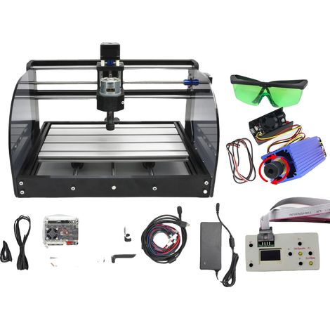 CNC-Fräser, 3 Achsen, Lasergravur- und Fräsmaschine, ADD offline+7w Laser (1/2)