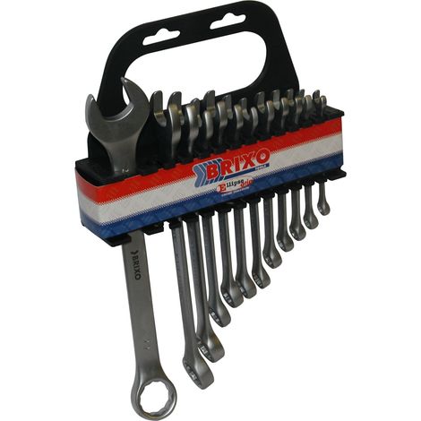 Chiavi combinate in serie con supporto BRIXO - 12 Pezzi (6-22) (1/2)