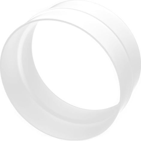 x 150mm Pipe Connector, PVC Straight Fitting, Ventilation System, Home/Industrial (1/5)