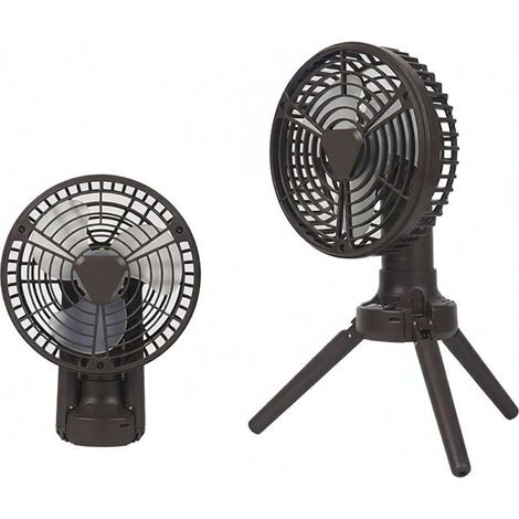 Ventilateur Camping 10400mAh – LED – Trépied – Rotation 170° – Bureau – Puissant (1/5)