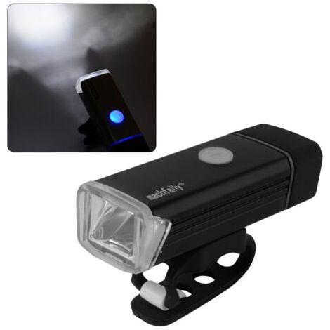 Lampe Frontale à Led 180 Lumens Pour Vélo, Rechargeable Et Aimantée (1/2)