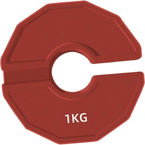 Gewichtsscheibe (Teilgewicht) – 1 Stück – Gummi – Präzise Passform – Für Kurzhanteln und Kettlebells – Durchmesser 35 mm (1/5)