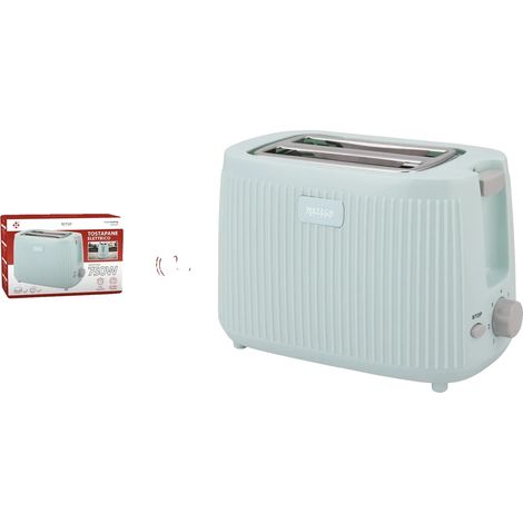 Grille-pain électrique, 2 tranches, 7 niveaux de brunissage réglables, 6402 (1/2)