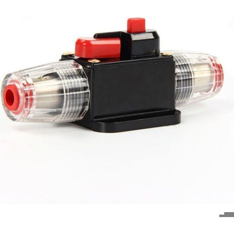 Disjoncteur Automobile - 12 V - 24 V DC - 60 A - Réinitialisation Manuelle - Protection Surcharge - Pour Système Électrique Auto Bateau Camping-Car (1/5)