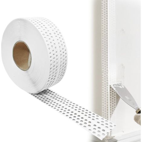 Universelles Näh-Abdeckband, selbstklebendes Klebeband, Gipskarton-Eckprofil, PVC-Kantenschutz, zum Verbinden und Reparieren von Wand- und Deckenfugen, zum Ausbessern von Rissen (1/5)