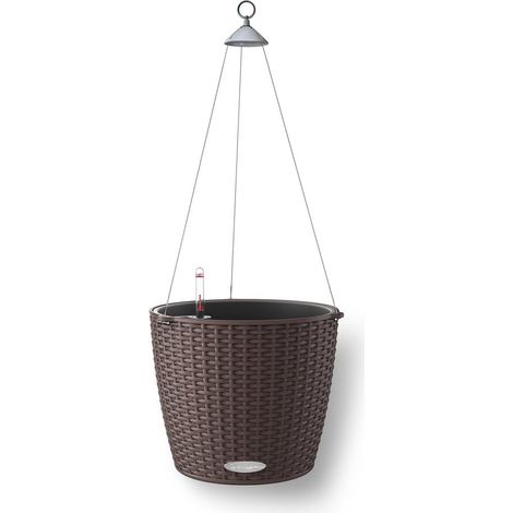 Jardinière Suspendue Lechuza Nido Cottage Kit Complet - Différents Coloris Moka (1/5)