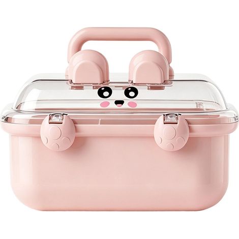 Organisateur Accessoires Cheveux,Boîte À Outils avec Poignée Rangement pour Accessoires de beauté,pour Femmes Hommes étudiants Coiffeuse et Salle de Bain (1/5)