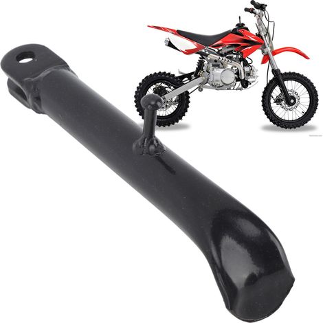 170 mm Seitenständer mit Federn, kompatibel mit 50ccm, 70ccm, 90ccm, 110ccm und 125ccm Pit Bikes Offroad-Motorrädern. (1/5)