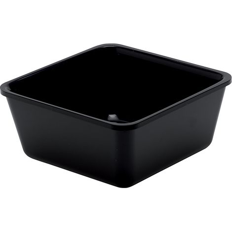 Saladier Carré Noir Plexiglas 1500ml - L2G