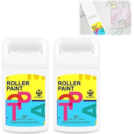 Roller Brush Wall Repair Paste Roller White for Repairing Cracks and Graffiti on Walls (1/5)