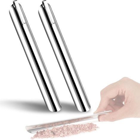 Ramasse-miettes de table pour serveurs, lot de 2 ramasse-miettes de restaurant avec clip de poche, ramasse-miettes de table en acier inoxydable pour la maison (2) (1/5)