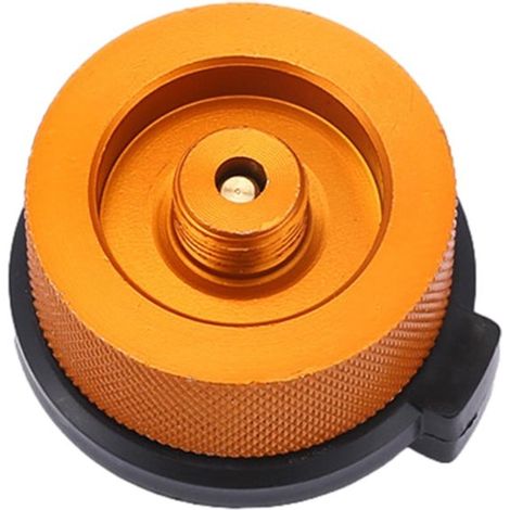 Adaptateur de cartouche de gaz pour réchauds de camping, adaptateur de cartouche de gaz, raccord à baïonnette, adaptateur de cartouche de gaz, valve à vis, adaptateur de gaz, conversion (1/5)