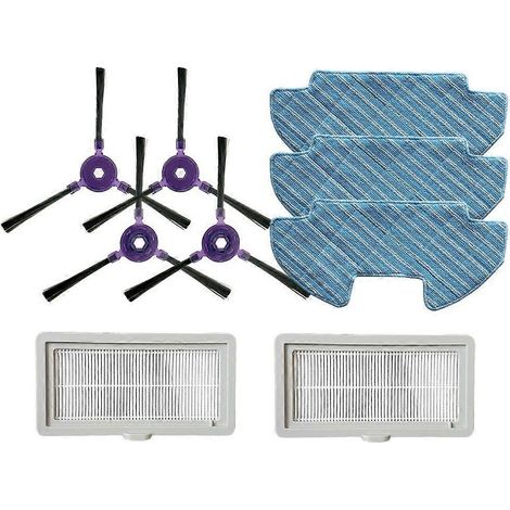Kit de filtres pour brosse principale, brosse latérale et chiffon de nettoyage pour aspirateur robot Samsung Powerbot-E VR05R5050WK (1/5)