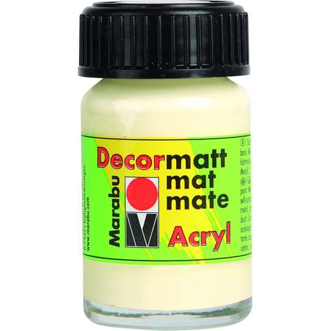 Vernice acrilica Decormatt Acryl Marabu 15 ml Avorio (1/2)