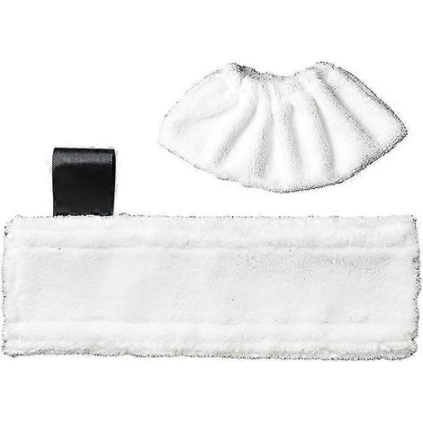 AURA Lot de 2 lingettes de rechange pour balai vapeur Karcher SC2 SC3 SC4 SC5 (1/5)
