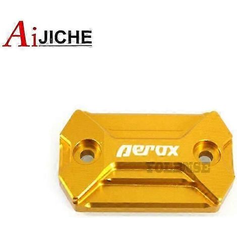 Accessoires pour moto et scooter Yamaha Aerox155 Aerox 155 Nvx 155 Nvx155 2019-2021 2022 : Bouchon de réservoir de liquide de frein avant - Bouchon de réservoir (doré) (1/5)
