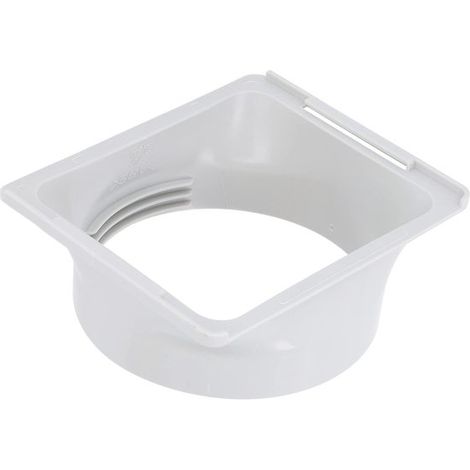 Adattatore per tubo di scarico Alletto, raccordo per condizionatore, raccordo bianco per tubi di scarico del condizionatore per tubi da 150 mm, raccordo per... (1/5)