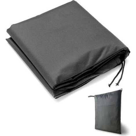 Quadratische Whirlpoolabdeckung – Wasserdichtes und UV-beständiges Oxford-Gewebe – Geeignete Maße: 231 x 231 x 30 cm – Wetterfest