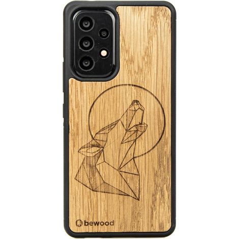 Holzhülle für Samsung Galaxy A73 5G Wolf-Eiche (1/4)