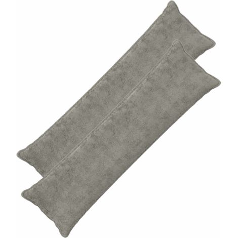 Funda de almohada 2 uds. HOUTEN Gris Claro 40 x 145 cm vidaXL (1/5)